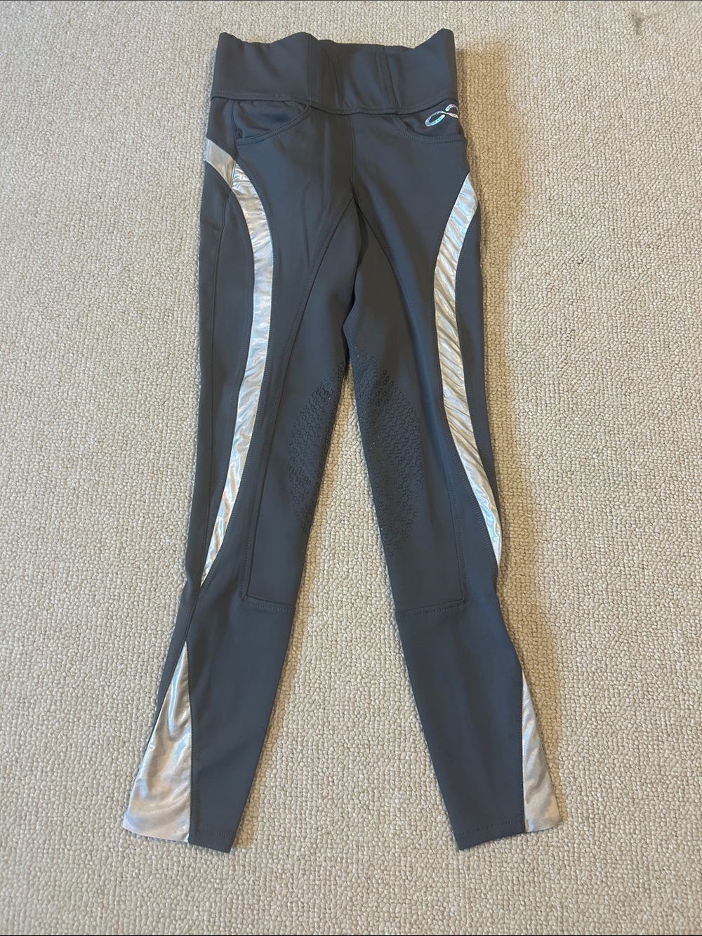 Stride knee patch tights